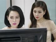 Làng sao - “Đột nhập” hậu trường, xem MC thời sự của VTV làm gì trước giờ lên sóng