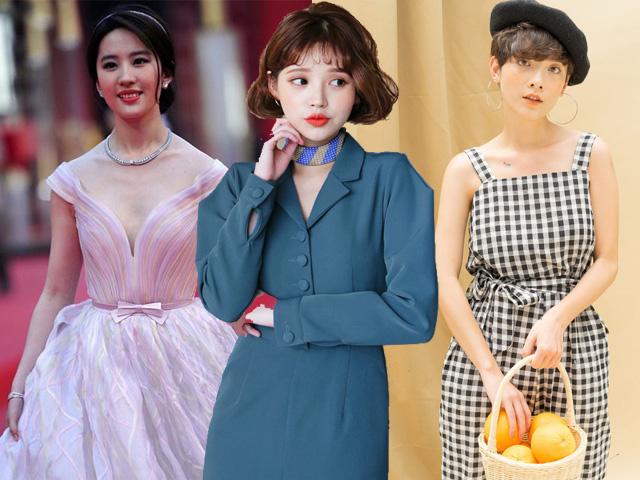 Vai xuôi giống Lưu Diệc Phi, mặc sao để không bị chê xấu?