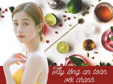 Mẹo hay giúp tẩy lông chân, lông nách vĩnh viễn tại nhà chỉ bằng một quả chanh