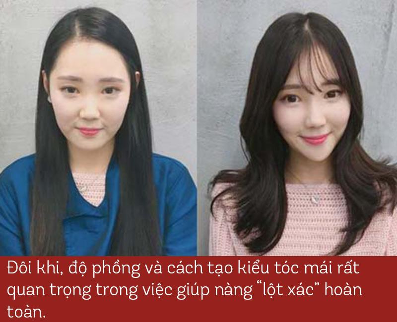 Xoăn gợn xóng, đánh rối tự nhiên giúp nàng “tút tát” diện mạo.
