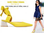 Thời trang - Giày đẹp thôi chưa đủ mà phải phối màu thật đỉnh với váy áo