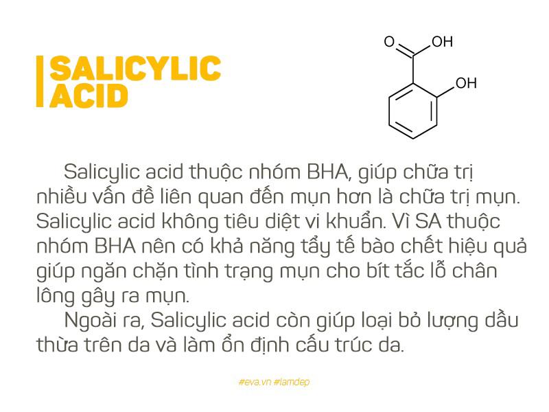 SA cũng được biết đến như là BHA (beta hydroxy acid).
