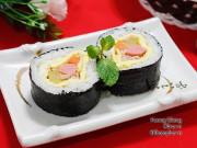Bếp Eva - Cách làm sushi không cần mành tre chị em tha hồ trổ tài dịp cuối tuần