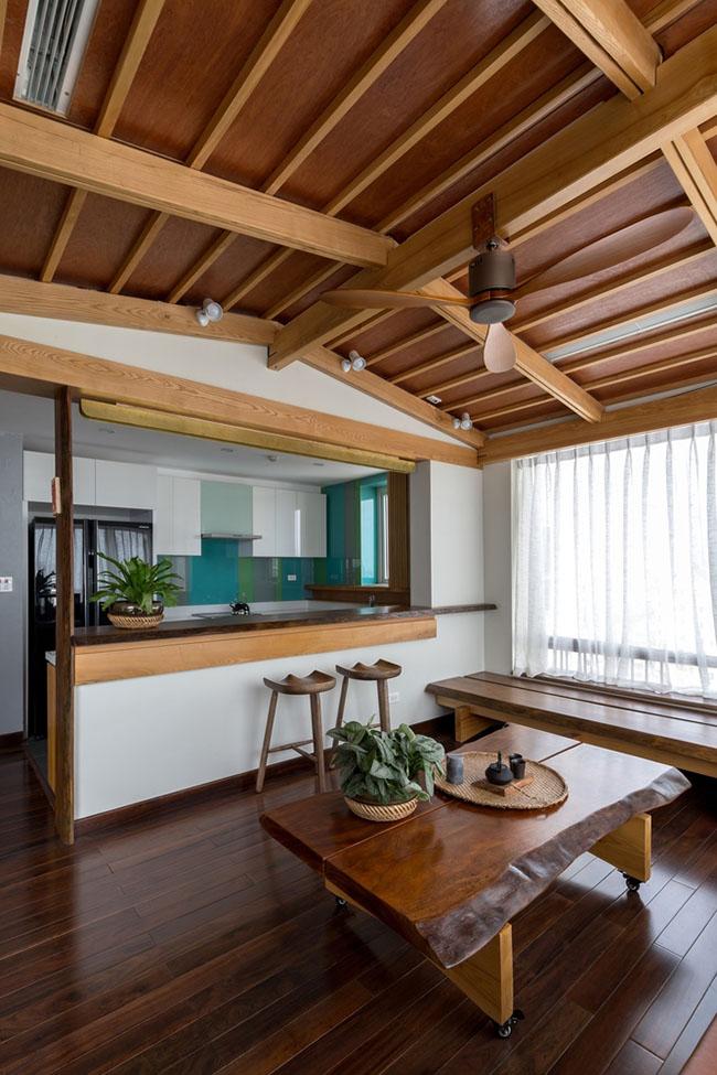 mang kien truc nha co vao can ho giua long thu do - 14