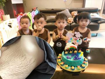 Chấp nhận bụng rạn nát đổi lấy 4 thiên thần, mẹ 9x được an ủi   như vậy cũng xứng đáng 