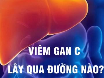 Viêm gan C lây qua đường nào?