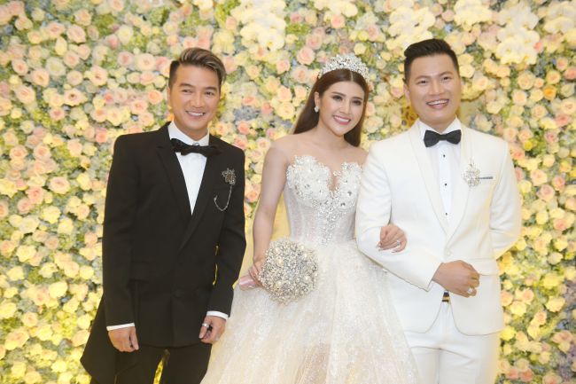 Hari Won, Đàm Vĩnh Hưng hội ngộ trong đám cưới Tố Ny và chồng cơ phó hàng không - 5