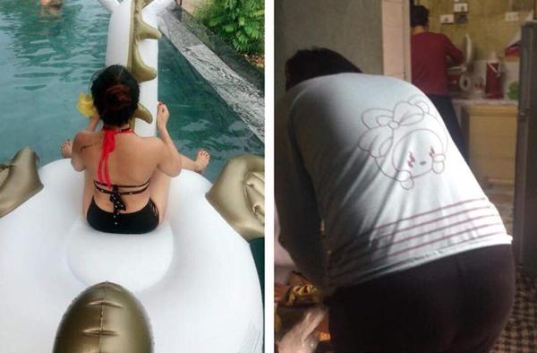 Ảnh trước và sau sinh amp;#34;thiên nga hóa vịtamp;#34; của mẹ 9x khiến không ai tin là cùng một người - 2