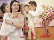 Làng sao - Tuấn Hưng hóa chú hề ngộ nghĩnh trong sinh nhật 1 tuổi hoành tráng của con gái yêu