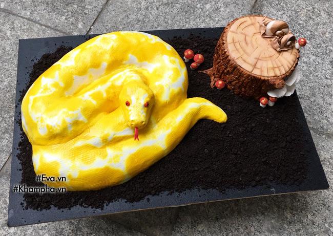 Nổi tiếng với bánh tặng mẹ chồng, giờ nàng dâu lại tặng bố chồng bánh giống bàn cờ như thật - 12