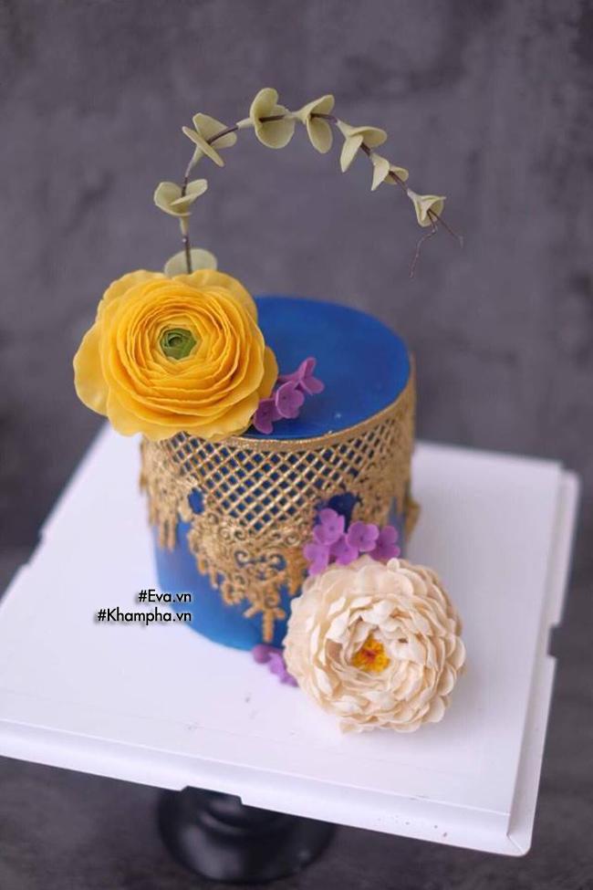 Nổi tiếng với bánh tặng mẹ chồng, giờ nàng dâu lại tặng bố chồng bánh giống bàn cờ như thật - 7