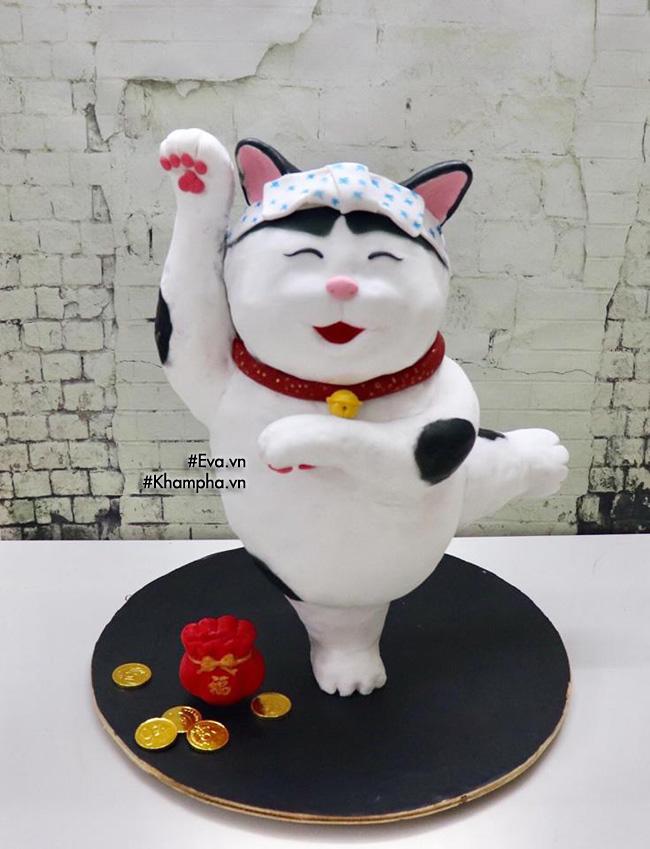 Nổi tiếng với bánh tặng mẹ chồng, giờ nàng dâu lại tặng bố chồng bánh giống bàn cờ như thật - 8