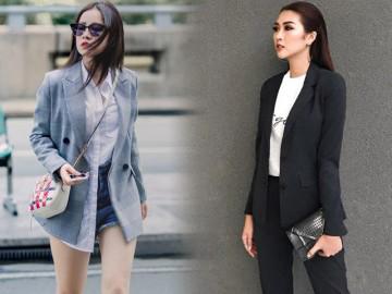 Sao Việt phối blazer đẳng cấp ngắm mãi không chán