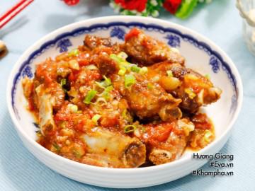 Chỉ cần vợ làm sườn xào chua ngọt với cà chua thì bao nhiêu cơm chồng con đều ăn hết