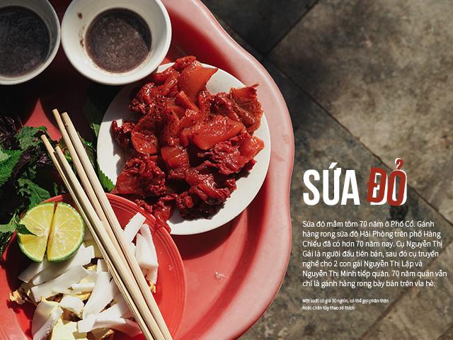 Đầu mùa thưởng thức sứa đỏ Hải Phòng mát lịm của gánh hàng rong ruổi 70 năm quanh phố cổ