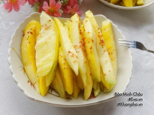 Cách làm xoài dầm chua chua ngọt ngọt giòn tan chỉ nhìn thôi đã chảy nước miếng