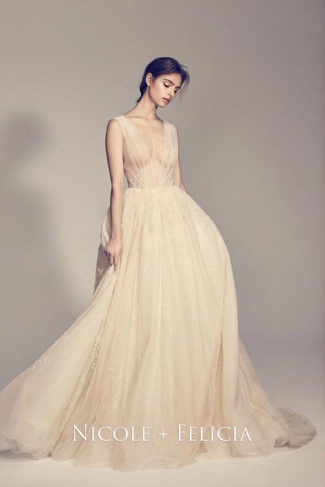 Từ kinh nghiệm bản thân, Lâm Tâm Như mách nước các bà bầu chọn váy cưới - 5