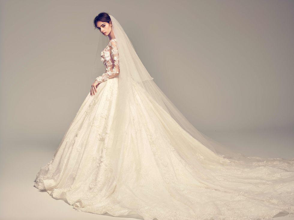 Từ kinh nghiệm bản thân, Lâm Tâm Như mách nước các bà bầu chọn váy cưới - 8