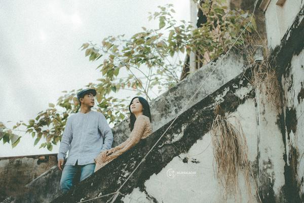 Yêu từ cái nhìn đầu tiên, cặp đôi 9X có bộ ảnh cưới mộc mạc như thời ông bà anh - 1