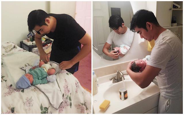 Các sao nam đình đám showbiz Việt nổi tiếng với tài chăm con khéo đến chị em cũng phải thua - 7