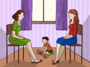 Nuôi con - Câu đố FBI tuyển ứng viên, mẹ bỉm sữa nhìn là biết: Trong hai người, ai là mẹ đứa trẻ?