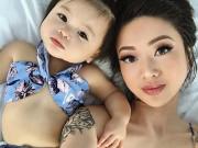 Làm mẹ - Mẹ trẻ xinh xuất sắc gây sốt với bộ ảnh nằm tạo dáng ngộ nghĩnh cùng con gái