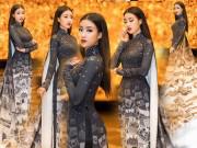 Thời trang - Hoa hậu Đỗ Mỹ Linh nổi bật với tà áo dài 10 mét gói gọn hết cả một Sài Gòn