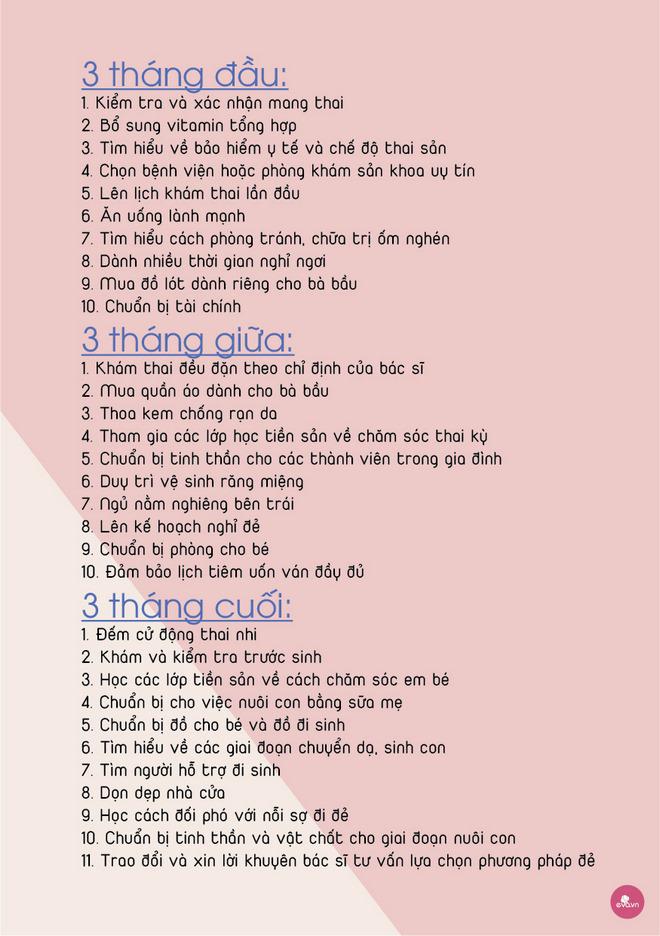 Tất tần tật những gì mẹ nên và không nên làm trong suốt thai kỳ - 4