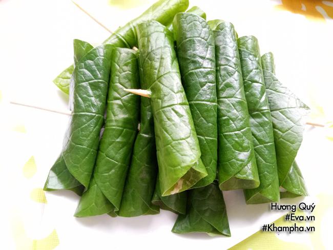 Chả mực cuộn lá lốt nướng thơm nức mũi, chồng con ăn sạch trơn không còn một miếng - 6