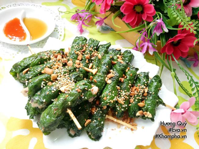 Chả mực cuộn lá lốt nướng thơm nức mũi, chồng con ăn sạch trơn không còn một miếng - 7