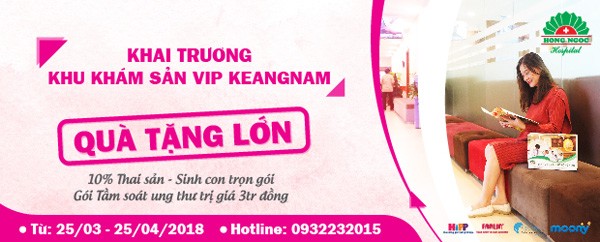 Cơn mưa quà tặng cho mẹ và bé dịp khai trương khu khám sản Vip Keangnam - 1