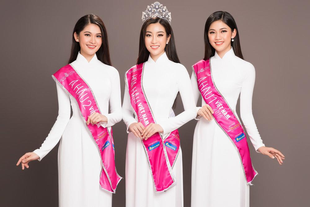 3 mỹ nhân đẹp nhất Hoa hậu Việt Nam 2016 khoe sắc với áo dài trắng thuần khiết - 1