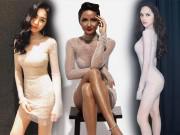 Thời trang - "Đọ trình" diện váy xuyên thấu hai Hoa hậu đình đám Vbiz Hương Giang và H' Hen Niê