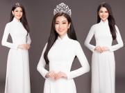 Thời trang - 3 mỹ nhân đẹp nhất Hoa hậu Việt Nam 2016 khoe sắc với áo dài trắng thuần khiết