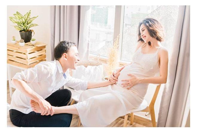 Ngắm bộ ảnh tuyệt đẹp của Văn Anh - Tú Vi trước ngày lâm bồn - 2