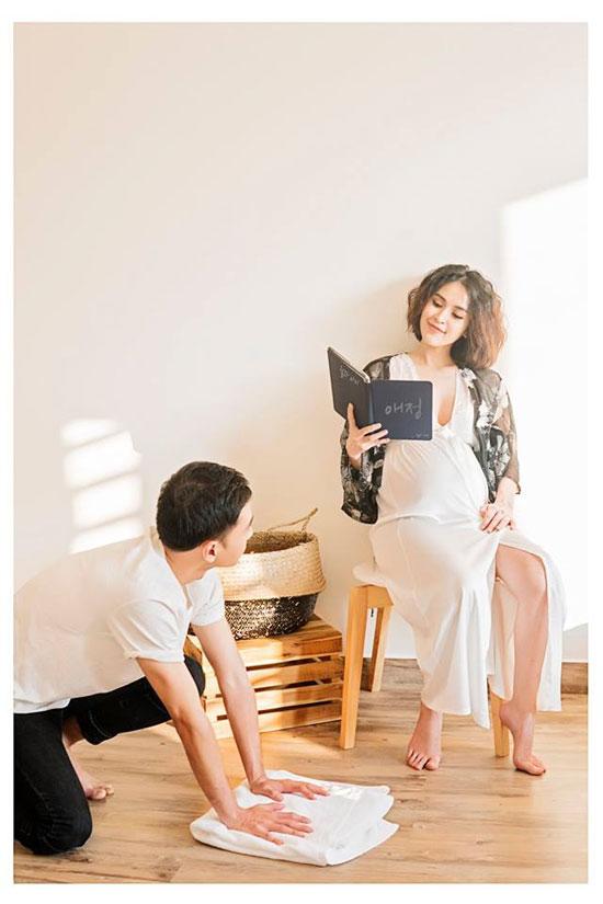 Ngắm bộ ảnh tuyệt đẹp của Văn Anh - Tú Vi trước ngày lâm bồn - 7