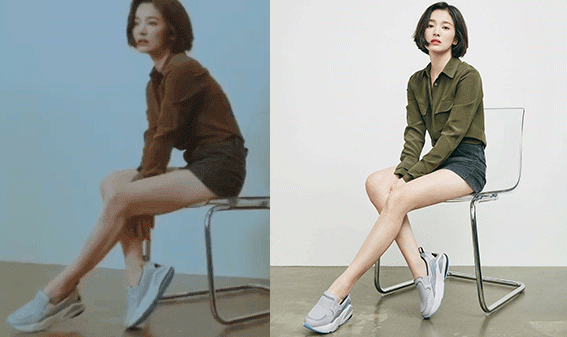 Chân thô vốn rõ như ban ngày, Song Hye Kyo photoshop làm gì để dân tình amp;#34;bóc mẽamp;#34; thế này - 8