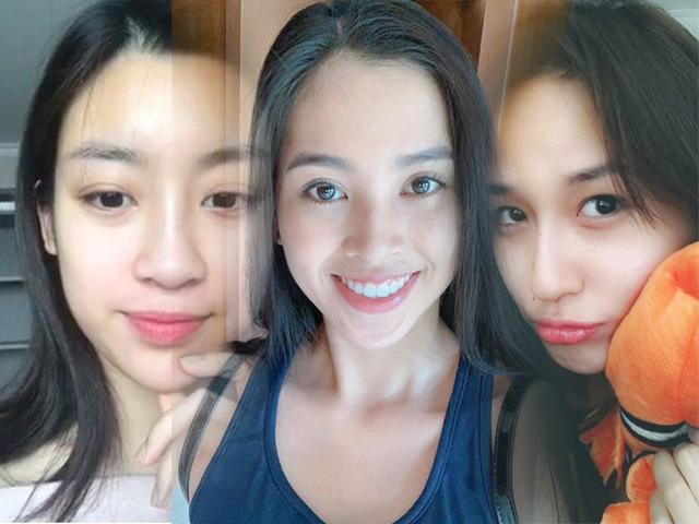 Mai Phương Thuý, Tiểu Vy sở hữu mặt mộc đẹp hoàn hảo không cần son phấn còn Ngọc Hân thì...