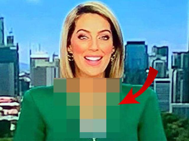 Nhìn áo nữ MC dẫn bản tin mà cứ bị liên tưởng tới...của quý, tất cả là bởi điều này