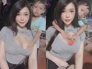 Tin tức - Điều bất ngờ phía sau bức ảnh bé trai đặt tay lên vòng một của cô giáo ngực "khủng"