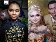 Eva Yêu - Cô dâu "lột xác" trong đám cưới khiến chú rể "run sợ" khi đứng cạnh