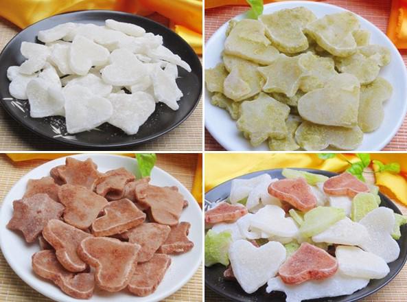 Dừa miếng hình trái tim nhiều màu đẹp mắt - 9