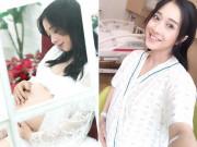 Bà bầu - Không giấu diếm, vừa đẻ xong em gái Nhã Phương khoe ngay ảnh con đẹp như thiên thần