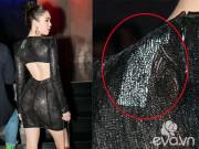 Thời trang - Khoe mông cong với đầm xuyên thấu, Ngọc Trinh bị fan "bóc phốt" chưa cắt mác váy?