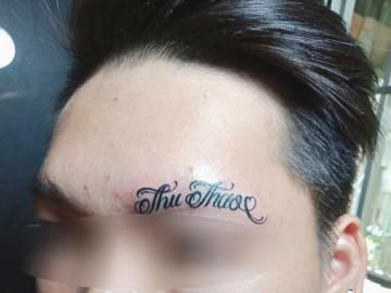 Nam thanh niên cạo sạch lông mày để xăm tên người yêu và cái kết bất ngờ