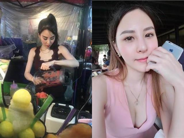 Hot girl ngực khủng bán nước ép, dân mạng lại tiếc hùi hụi vì điều này