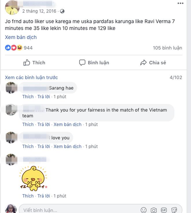 Sung sướng với quyết định của trọng tài, dân mạng Việt Nam làm điều lạ kỳ trên Facebook ông - 5