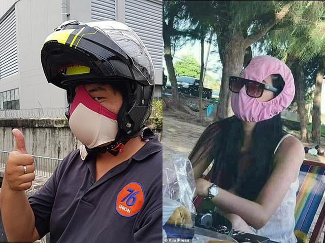 Người dân Thái Lan dùng áo ngực, quần lót làm khẩu trang vì ô nhiễm không khí trầm trọng