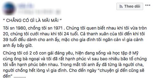 Xót xa bức thư người vợ 19 năm hết lòng vì chồng con vẫn không bằng gái son 22 tuổi - 1