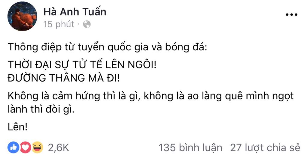Sao Việt tự hào, đồng loạt chúc mừng tuyển Việt Nam giành vé vào Tứ kết Asian Cup 2019 - 6